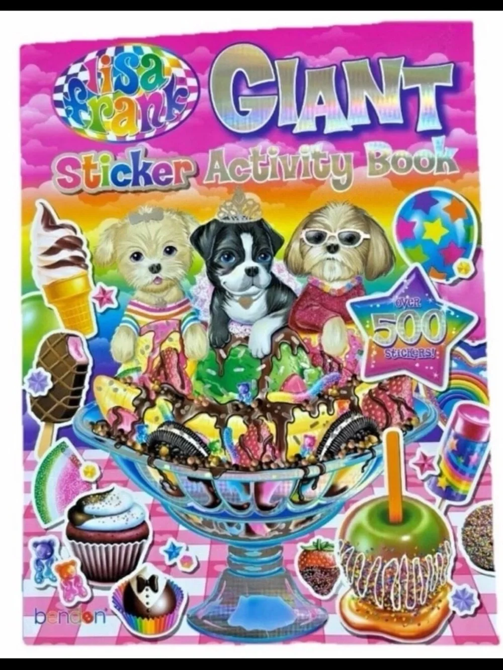 Lisa Frank Giant Pink Sticker Activity Book